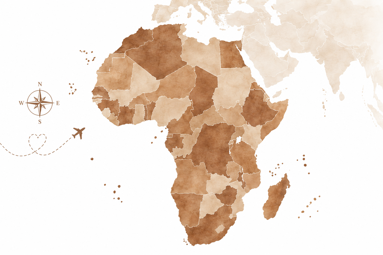 Afrika Karte